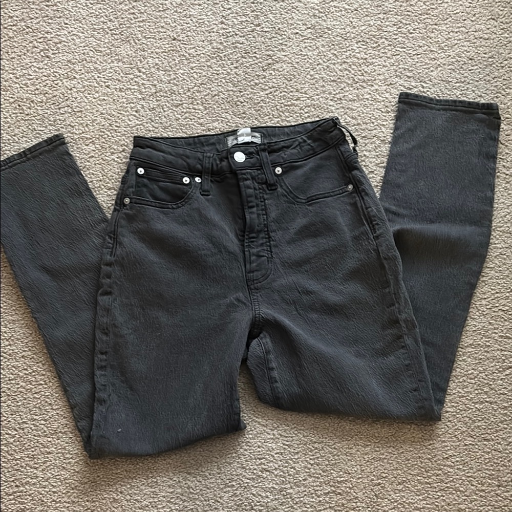 Madewell: The Curvy Vintage Jean Black Denim size 26